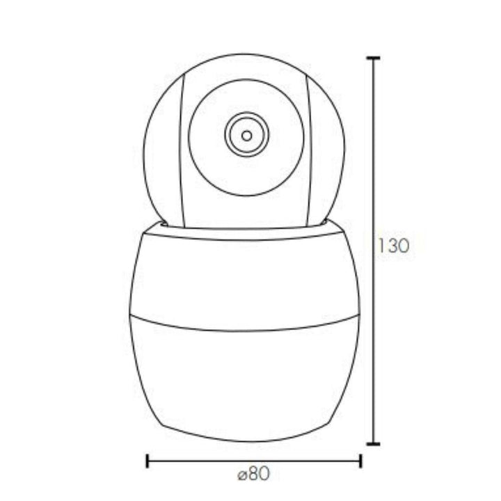 Brilliant SWIFT-SMART - Smart WiFi Pan & Tilt Camera IP20-Brilliant Lighting-Ozlighting.com.au