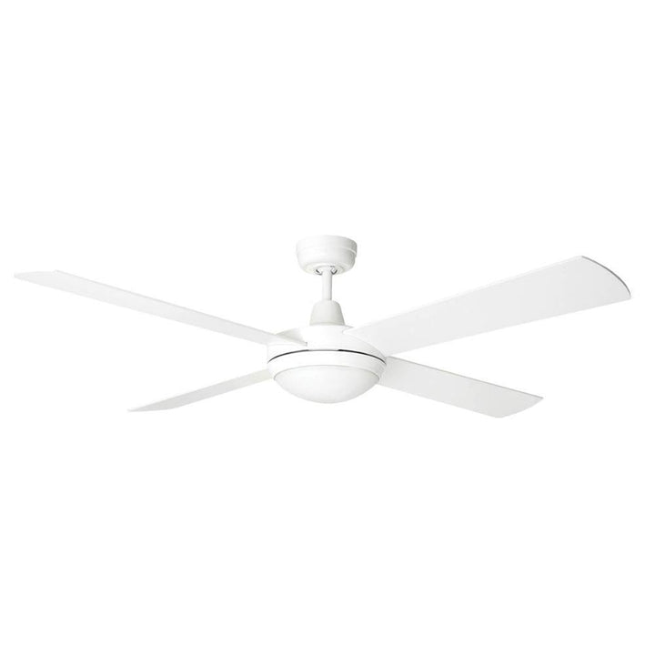 Brilliant TEMPEST - 4 Blade 1300mm Plywood AC Ceiling Fan with tricolour switchable LED Light-Brilliant Lighting-Ozlighting.com.au