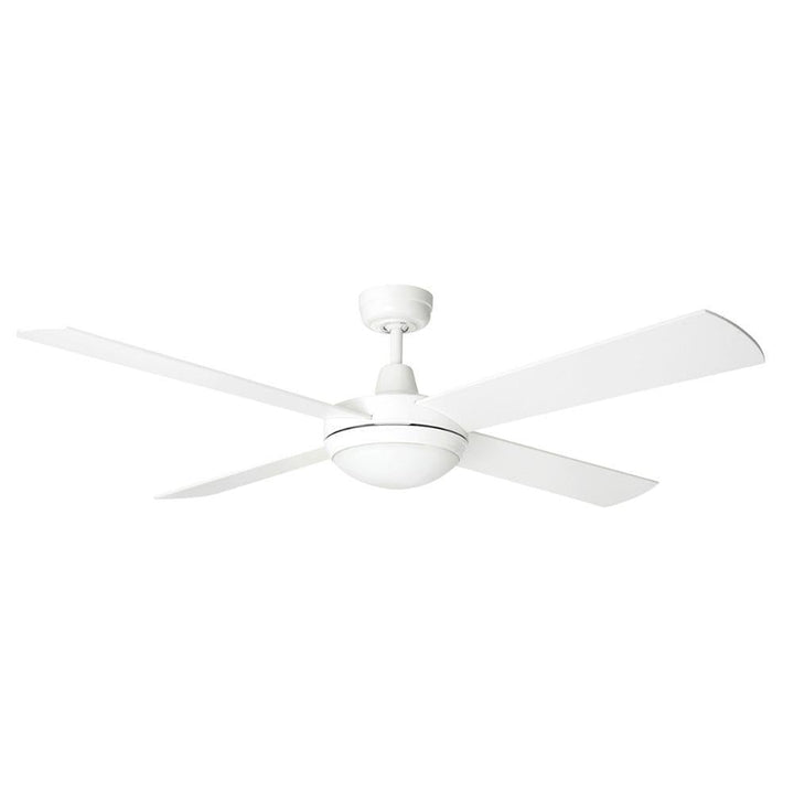 Brilliant TEMPEST DC - 4 Blade 1300mm Plywood DC Ceiling Fan with tricolour switchable LED light-Brilliant Lighting-Ozlighting.com.au