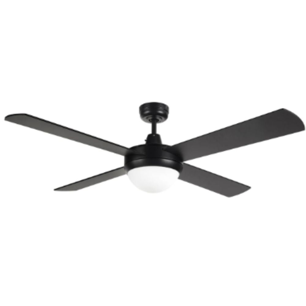 Brilliant TEMPEST-II - 52" 1320mm 4 Blade AC Ceiling Fan with Light-Brilliant Lighting-Ozlighting.com.au