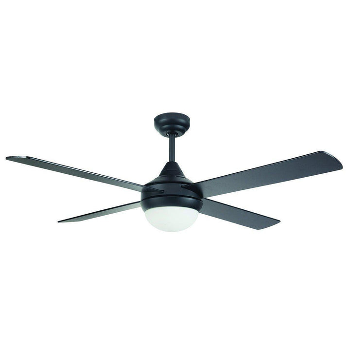 Brilliant TEMPO-52-LIGHT - 4 Blade 1300mm 52" Plywood AC Ceiling Fan With Light-Brilliant Lighting-Ozlighting.com.au