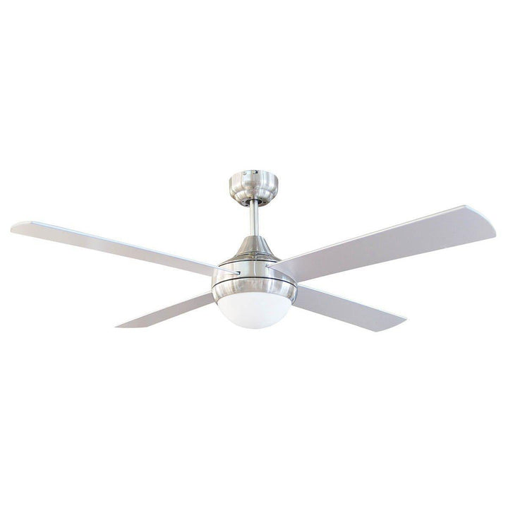 Brilliant TEMPO-52-LIGHT - 4 Blade 1300mm 52" Plywood AC Ceiling Fan With Light-Brilliant Lighting-Ozlighting.com.au