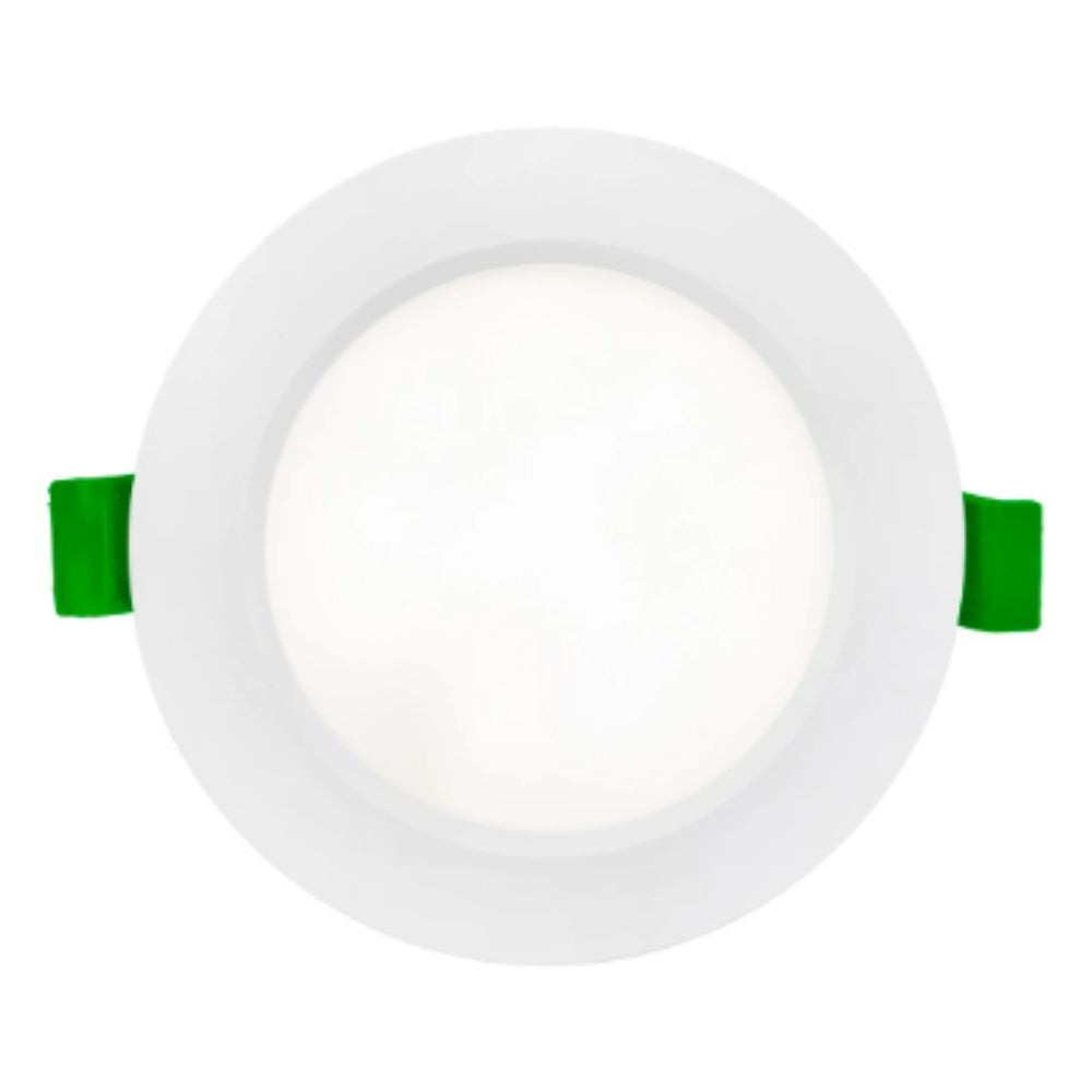 Brilliant UNI TRIO - 8W LED Tri-Colour Dimmable Flat Face Downlight With Interchangeable Colour Trims IP44-Brilliant Lighting-Ozlighting.com.au