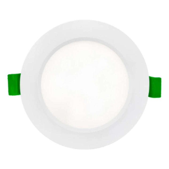 Brilliant UNI TRIO - 8W LED Tri-Colour Dimmable Flat Face Downlight With Interchangeable Colour Trims IP44-Brilliant Lighting-Ozlighting.com.au