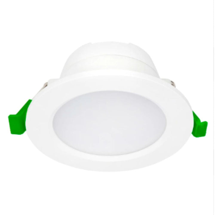 Brilliant UNI TRIO - 8W LED Tri-Colour Dimmable Flat Face Downlight With Interchangeable Colour Trims IP44-Brilliant Lighting-Ozlighting.com.au