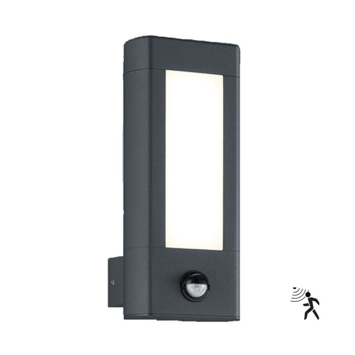 CLA AMUN - 10W LED Exterior Wall Light With Sensor IP54 - 3000K-CLA Lighting-Ozlighting.com.au