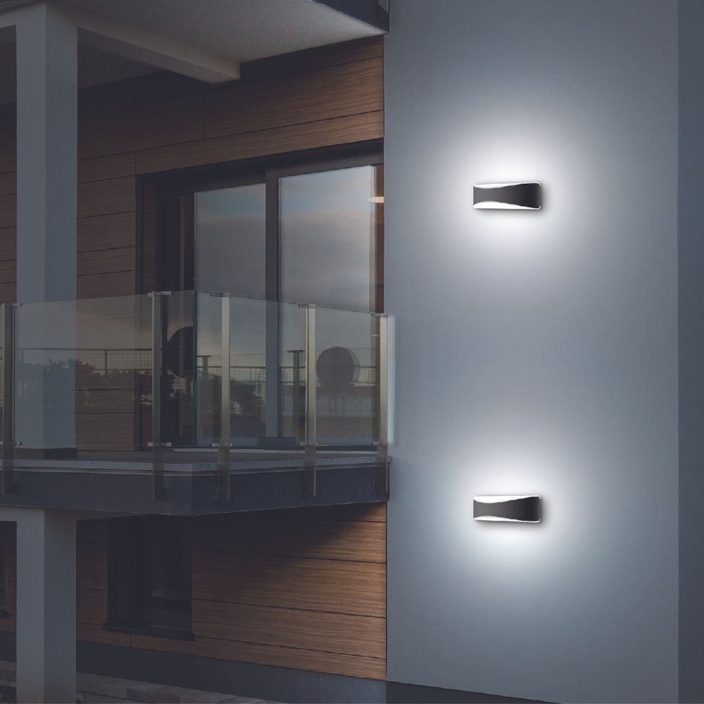 CLA APIS - 10W LED Modern Exterior Up/Down Wall Light IP65 - 3000K-CLA Lighting-Ozlighting.com.au