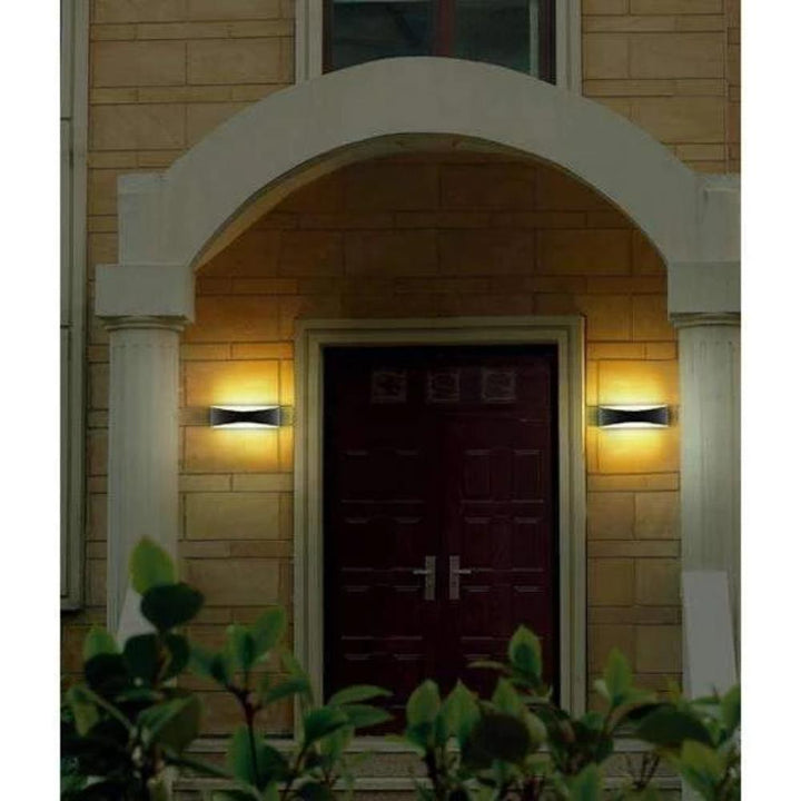 CLA APIS - 10W LED Modern Exterior Up/Down Wall Light IP65 - 3000K-CLA Lighting-Ozlighting.com.au