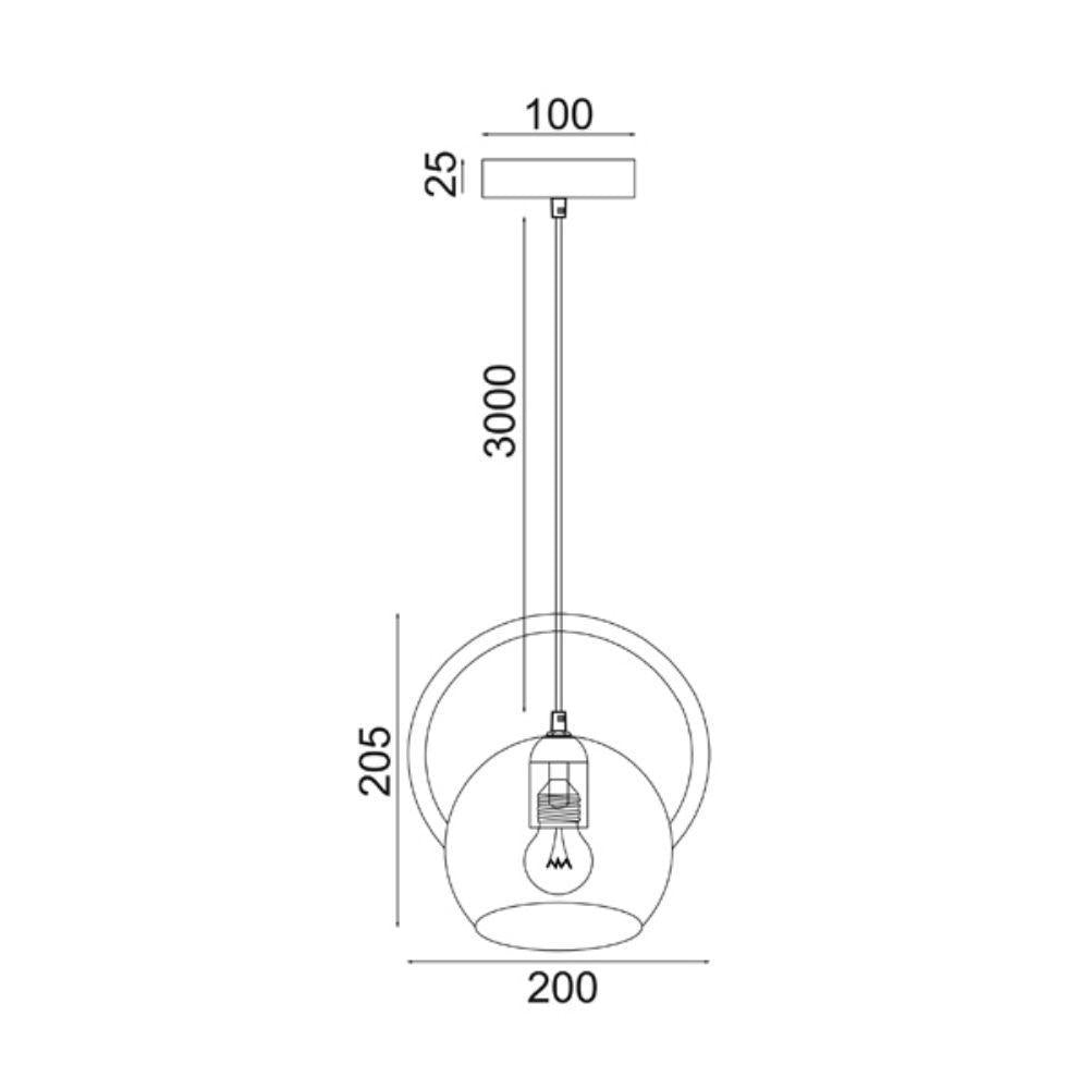 CLA BELLA - 1 Light Pendant-CLA Lighting-Ozlighting.com.au