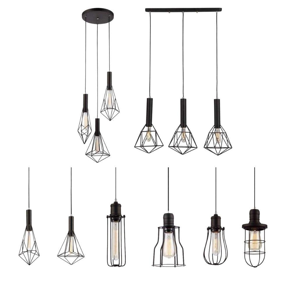 CLA BLACKBAND - 1/3 Light Pendant-CLA Lighting-Ozlighting.com.au