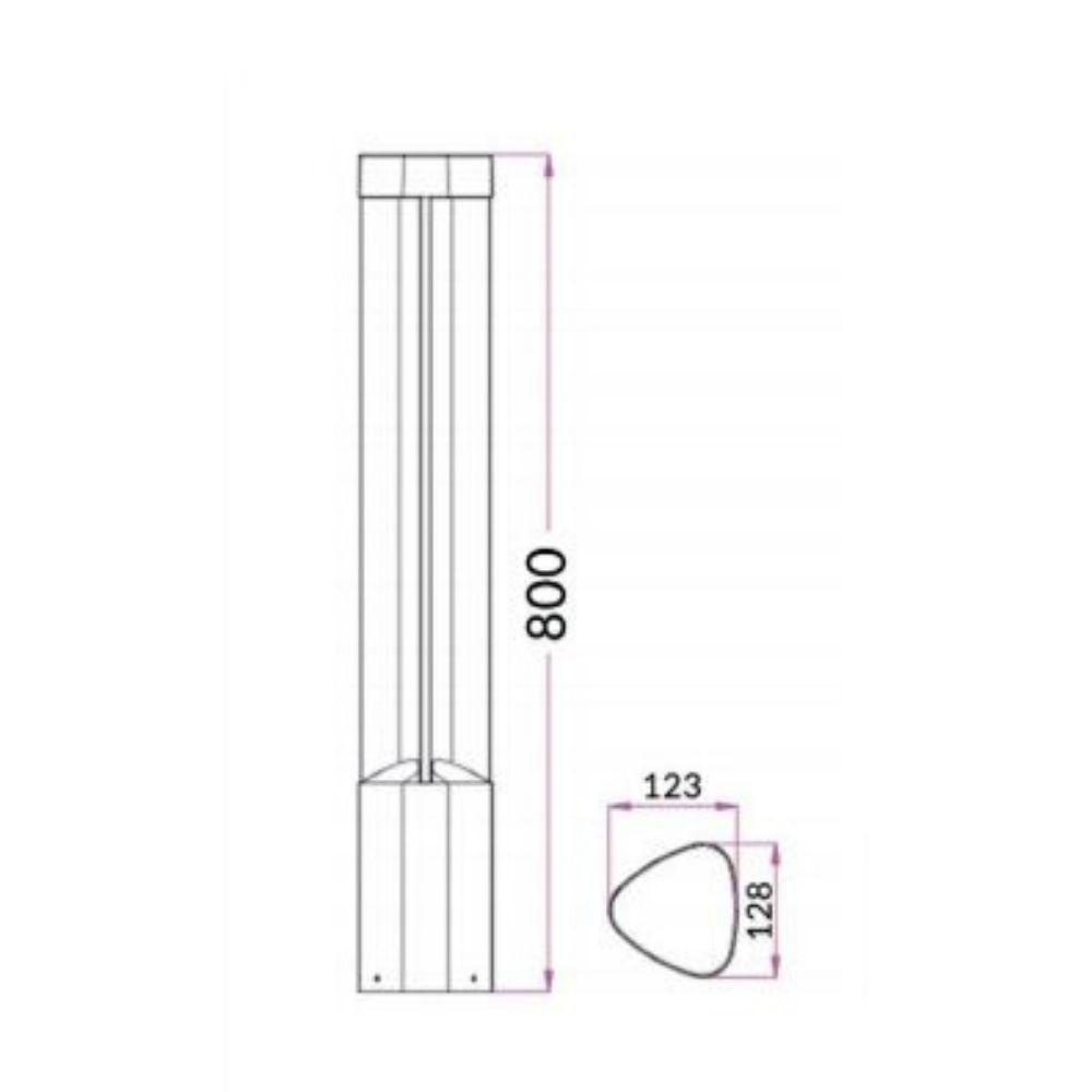 CLA BOLLARD-BOL - 7W Exterior LED Bollard IP54 - 3000K-CLA Lighting-Ozlighting.com.au