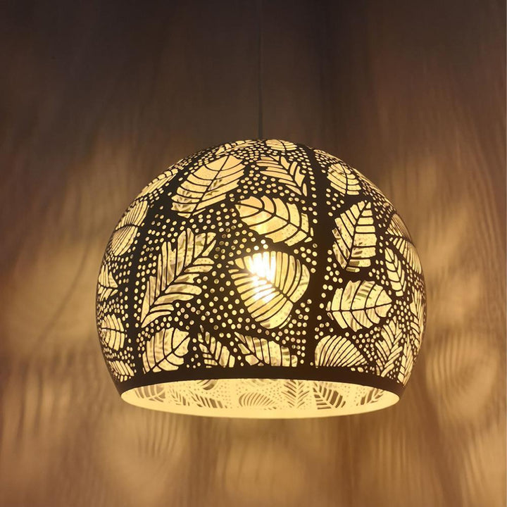 CLA BOTANICA - Embossed Dome Shape Pendant Light-CLA Lighting-Ozlighting.com.au