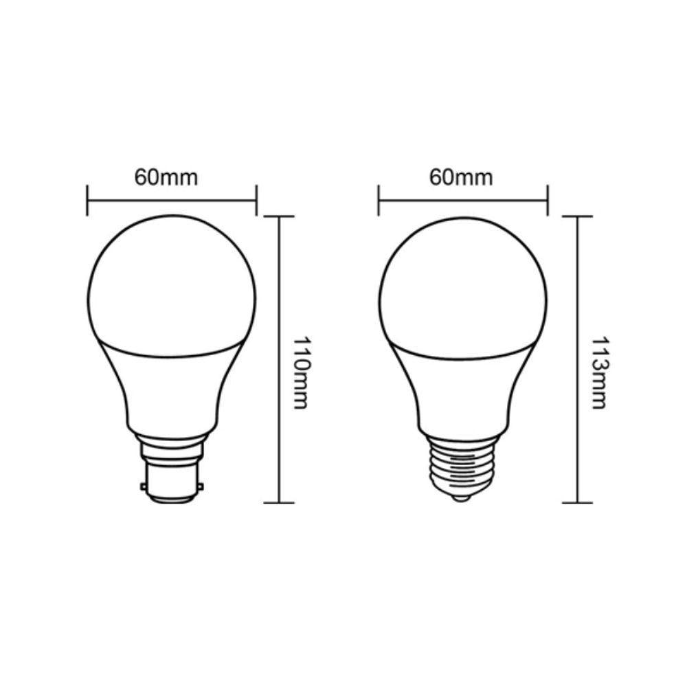 CLA BUG - 7W LED GLS A60 Shape Yellow Anti-Insect Bug Globe - B22/E27-CLA Lighting-Ozlighting.com.au