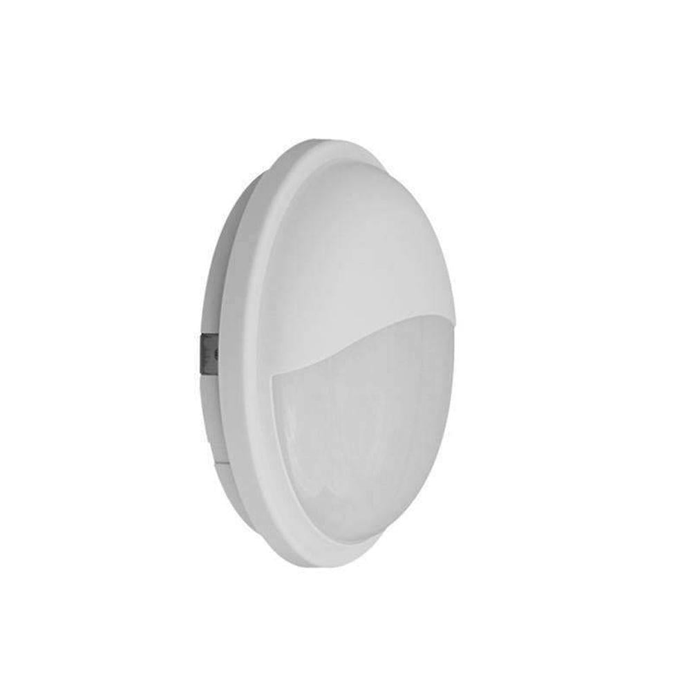 CLA BULK - 20W LED Round Eyelid Exterior LED Polycarbonate Bunker Wall Light IP65-CLA Lighting-Ozlighting.com.au