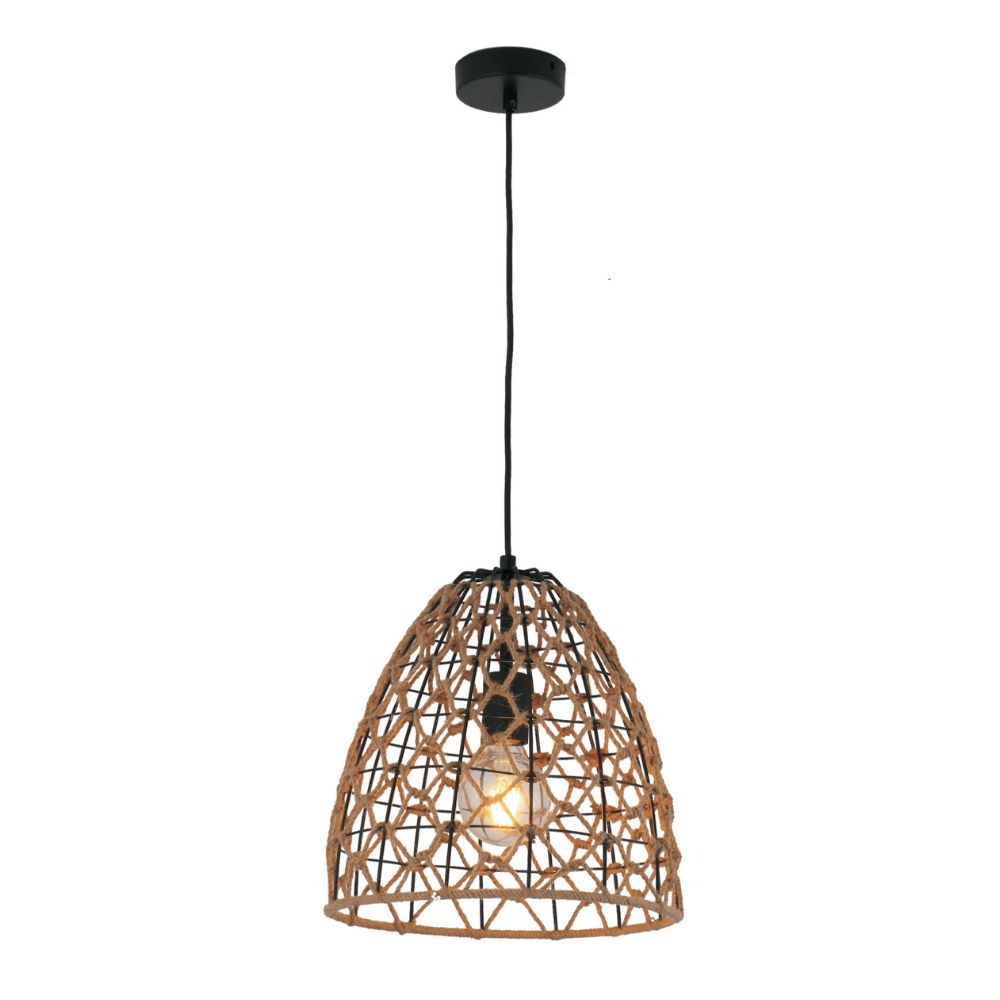 CLA CANAMO - 1 Light Interior Natural Hardware Pendant Light IP20-CLA Lighting-Ozlighting.com.au