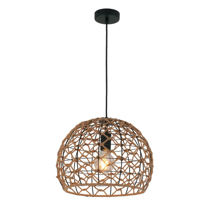 CLA CANAMO - 1 Light Interior Natural Hardware Pendant Light IP20-CLA Lighting-Ozlighting.com.au