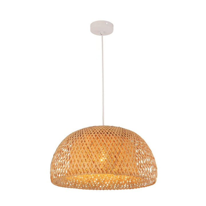 CLA CANASTA - 1 Light Interior Natural Bamboo Pendant Light IP20-CLA Lighting-Ozlighting.com.au