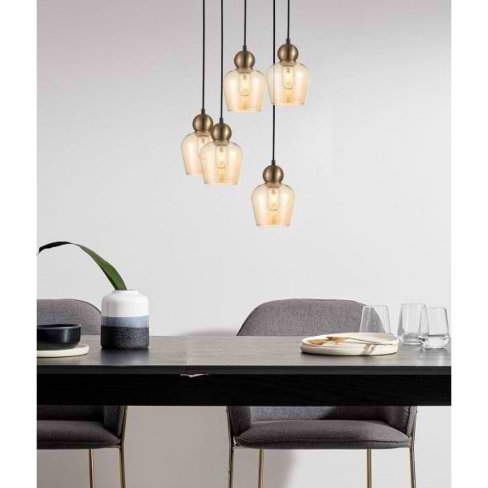 CLA CHAMPAN - Interior Glass Ellipse Pendant Lights IP20-CLA Lighting-Ozlighting.com.au