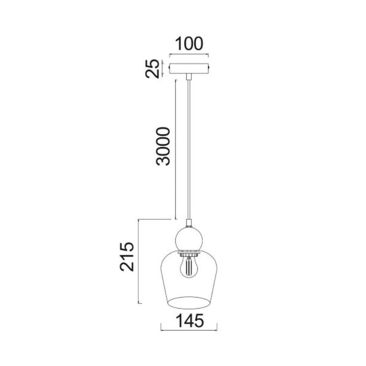 CLA CHAMPAN - Interior Glass Ellipse Pendant Lights IP20-CLA Lighting-Ozlighting.com.au