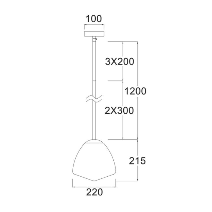 CLA CIOTOLA - 1 Light Pendant-CLA Lighting-Ozlighting.com.au