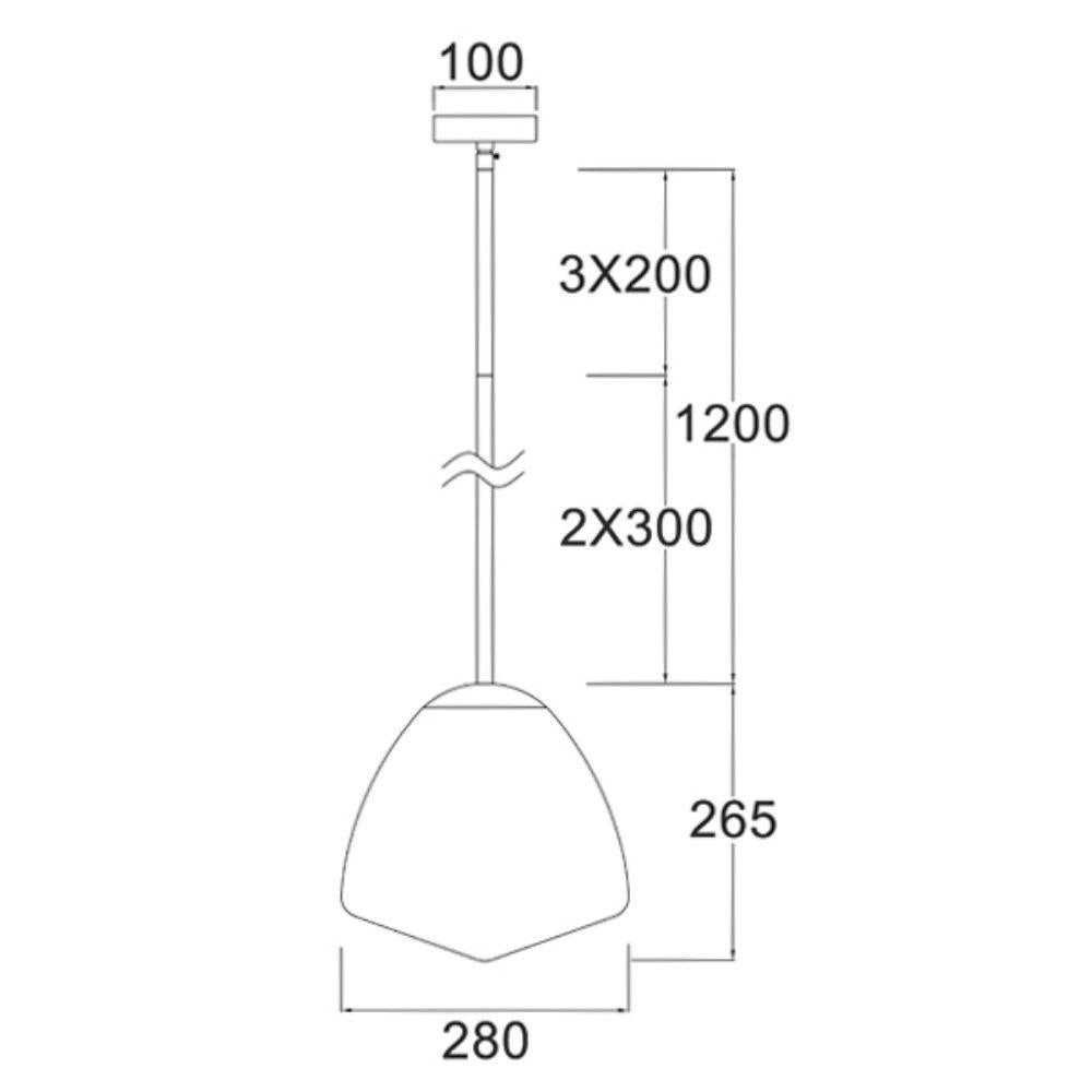 CLA CIOTOLA - 1 Light Pendant-CLA Lighting-Ozlighting.com.au