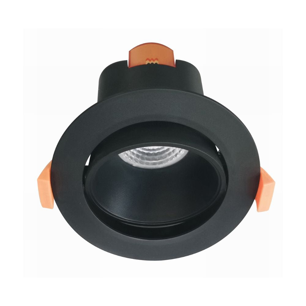 CLA COMET07/08 - 9W LED Tri-Colour Dimmable Plastic Low Glare Gimbal Deepset PC Downlight IP20-CLA Lighting-Ozlighting.com.au