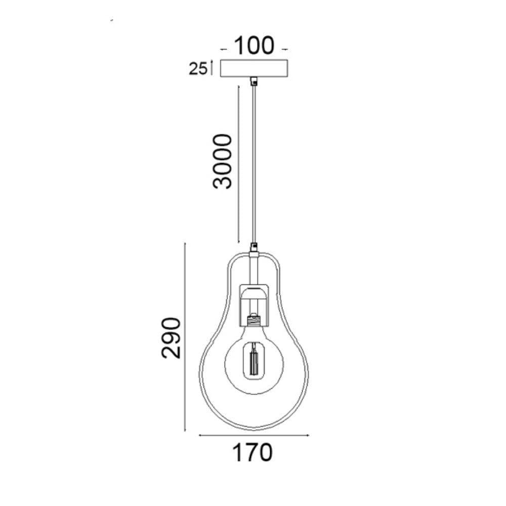 CLA CONTOUR - 1 Light Pendant-CLA Lighting-Ozlighting.com.au