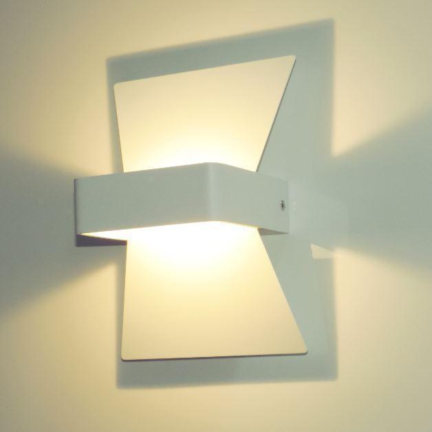 CLA DAVOS - 6W LED Interior Up/Down Wall Light White - 3000K-CLA Lighting-Ozlighting.com.au