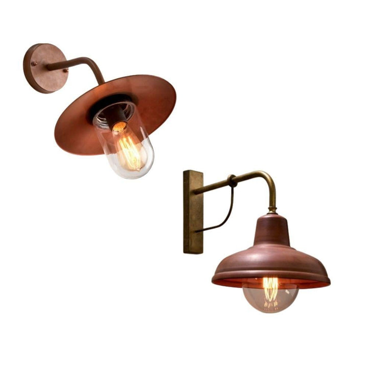 CLA DEKSEL - Classic Exterior Wall Bracket Light IP23/IP54 Copper-CLA Lighting-Ozlighting.com.au