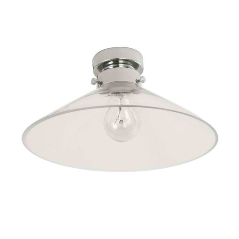 CLA DIYBAT - DIY Batten Fix Holder Cover Large Cone Shape Glass Ceiling Light Shade Only-CLA Lighting-Ozlighting.com.au