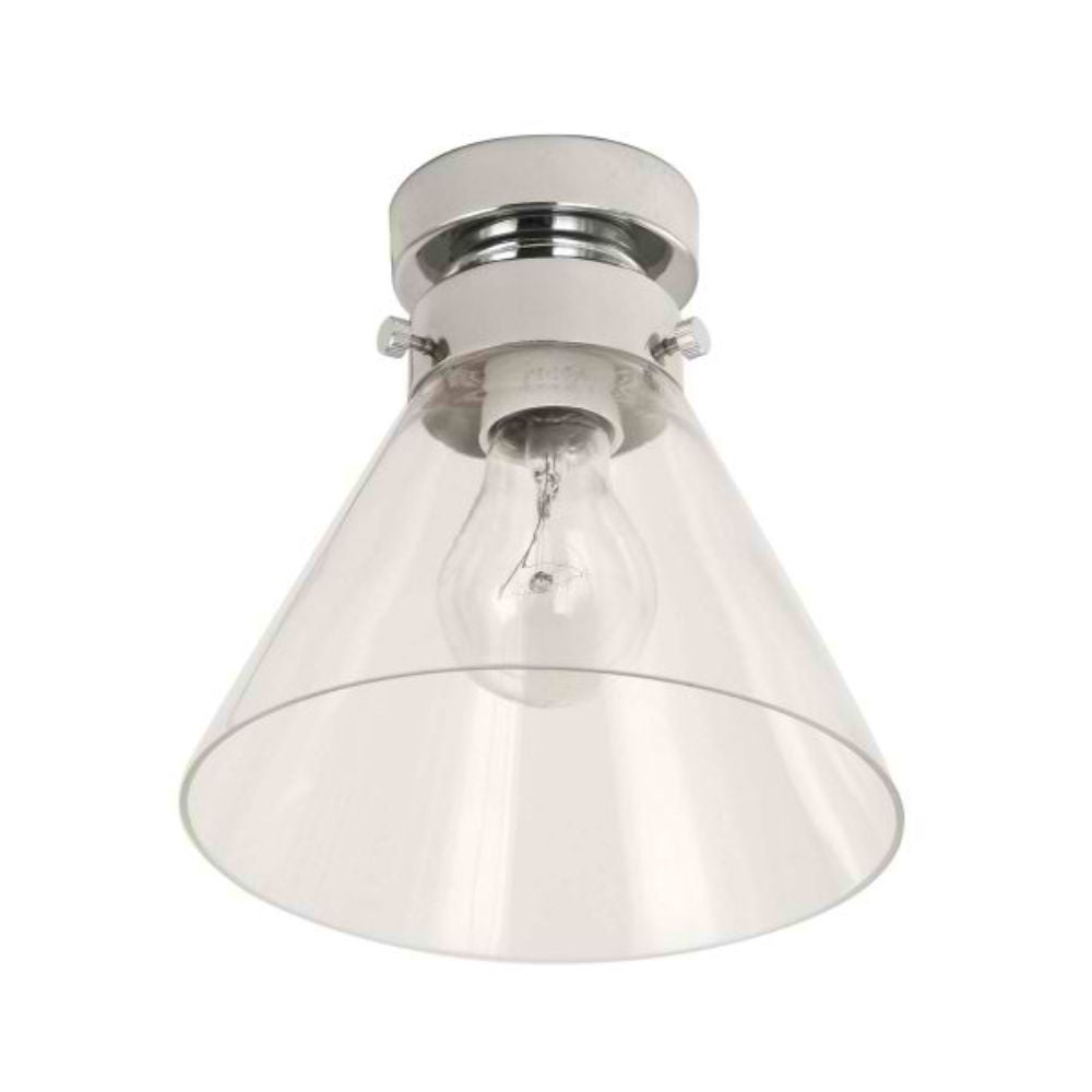 CLA DIYBAT - DIY Batten Fix Holder Cover Small Cone Shape Glass Ceiling Light Shade Only-CLA Lighting-Ozlighting.com.au