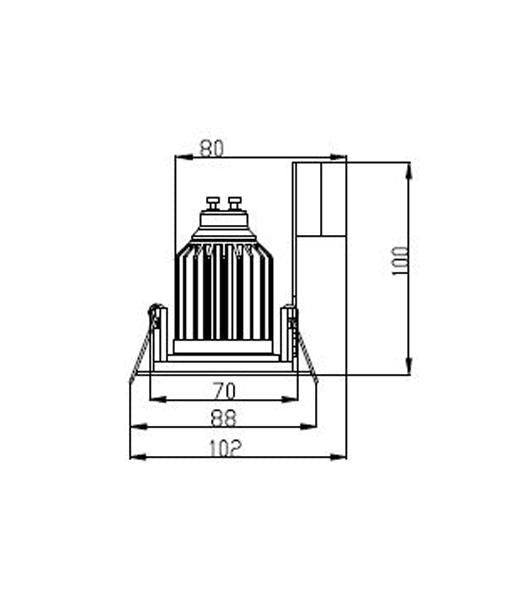 CLA DOWNLIGHT-FRAME - Downlight Fitting Frame Only-CLA Lighting-Ozlighting.com.au