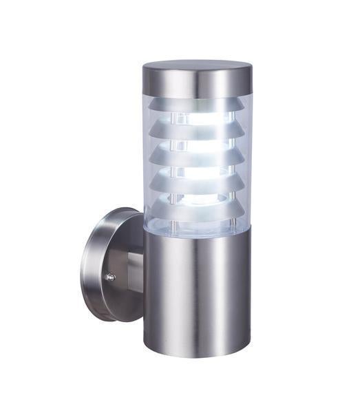 CLA ELANORA - Modern Exterior Louvred Wall Bracket Light IP44 - 304 Stainless Steel-CLA Lighting-Ozlighting.com.au