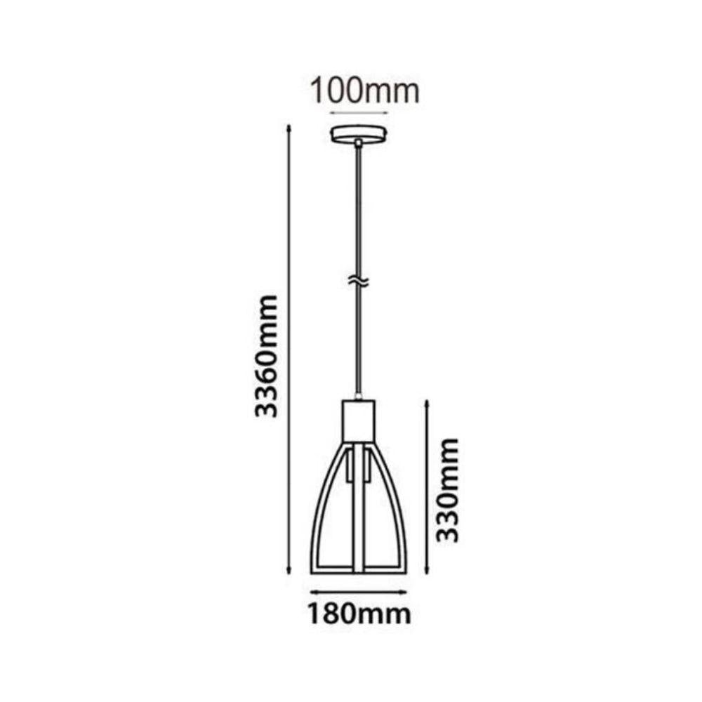 CLA FARO - 1 Light Pendant-CLA Lighting-Ozlighting.com.au