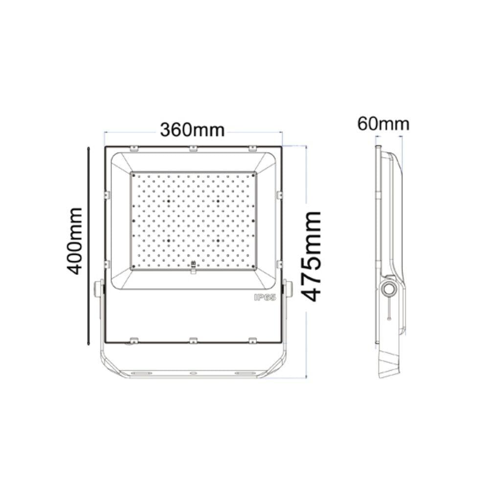 CLA FLOOD - 200W LED High Output Commercial Exterior DIY Flood Light IP65 - 5000K-CLA Lighting-Ozlighting.com.au