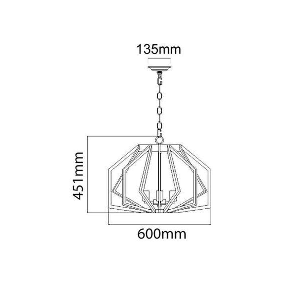 CLA GAMBA - 4/5 Light Pendant-CLA Lighting-Ozlighting.com.au