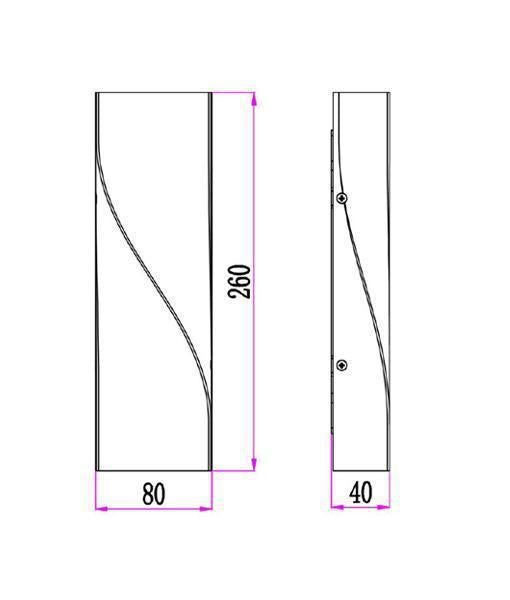 CLA GIRO - 11W LED Modern Exterior Up/Down Wall Light IP65 - 3000K-CLA Lighting-Ozlighting.com.au