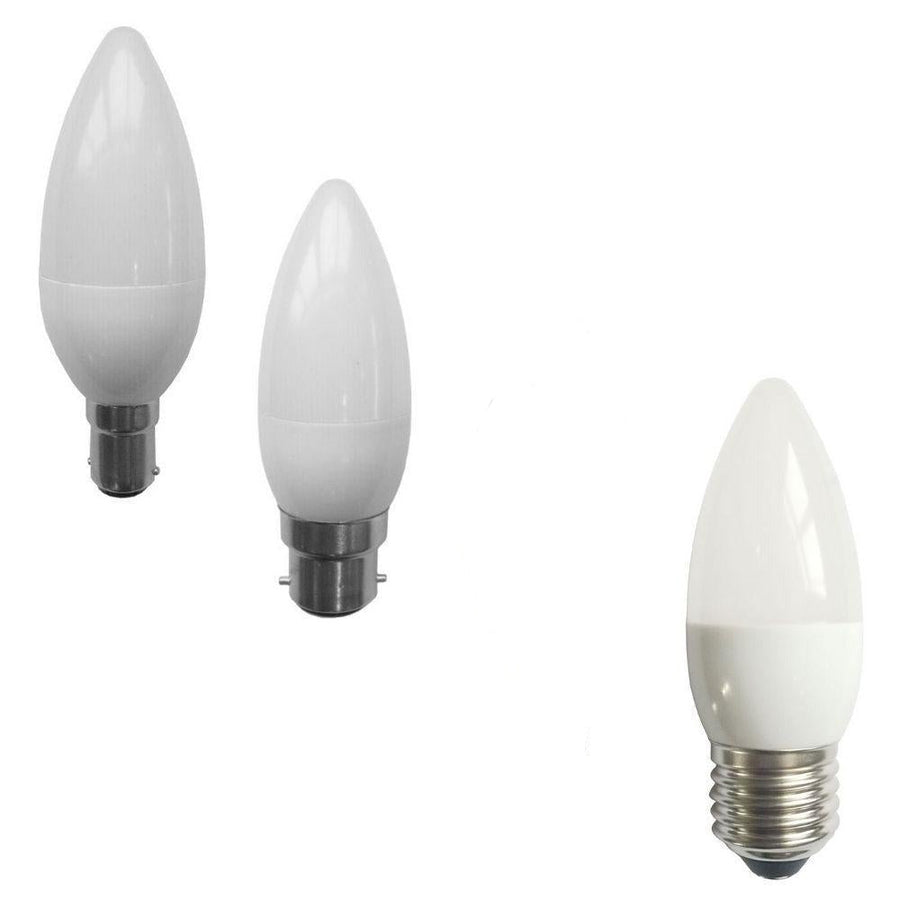 CLA GLOBE-C35 - 3W/4W/6W LED Candle Shape Frosted Globe - B15/B22/E14/E27-CLA Lighting-Ozlighting.com.au