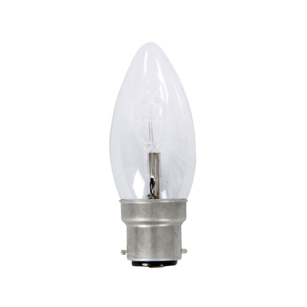 CLA GLOBE-C45 - 18W/28W Candle Halogen Globe - B15/B22/E14/E27-CLA Lighting-Ozlighting.com.au