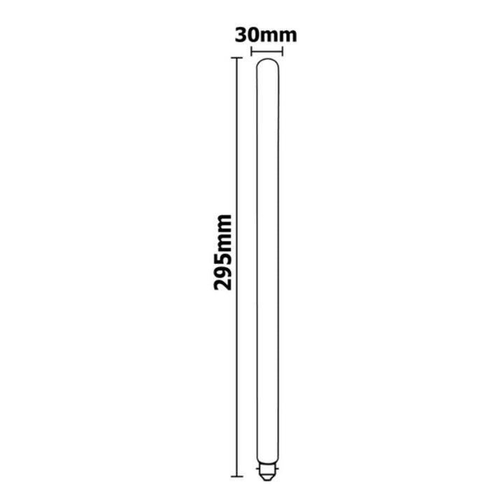 CLA GLOBE-CF - 25W Incandescent Carbon Filament 178mm/295mm Tubular T30 Shape Globe - B22/E27-CLA Lighting-Ozlighting.com.au