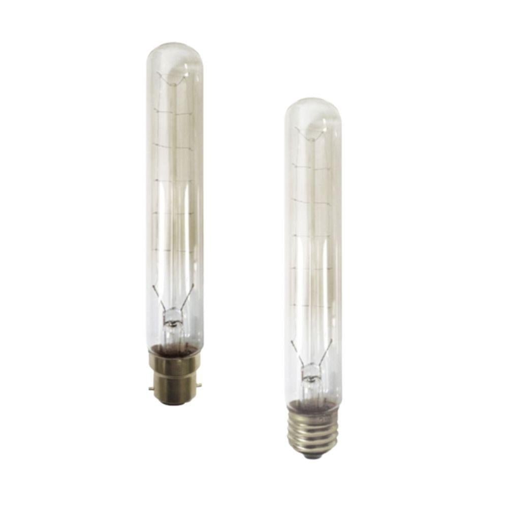 CLA GLOBE-CF - 25W Incandescent Carbon Filament 178mm/295mm Tubular T30 Shape Globe - B22/E27-CLA Lighting-Ozlighting.com.au