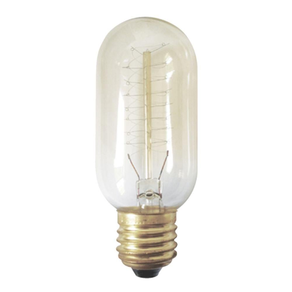 CLA GLOBE-CF - 25W Incandescent Carbon Filament Tubular T45 Shape Globe - B22/E27-CLA Lighting-Ozlighting.com.au