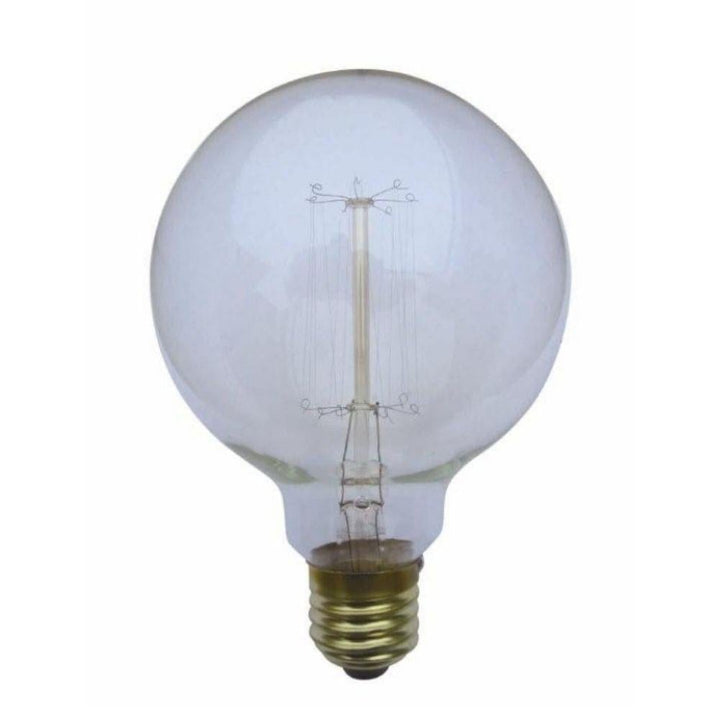 CLA GLOBE-CF - 25W Incandescent Tungsten Carbon Filament G95/G125 Spherical Shape Globe - B22/E27-CLA Lighting-Ozlighting.com.au