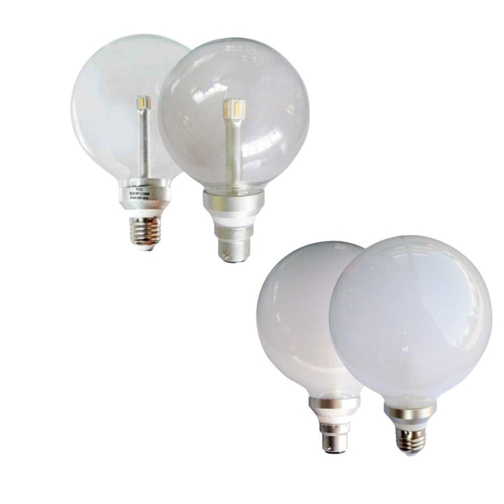 CLA GLOBE-G125 - 6W LED G125 Spherical Shape Glass Globe - B22/E27-CLA Lighting-Ozlighting.com.au