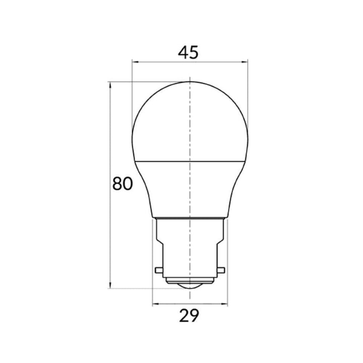 CLA GLOBE-G45 - 3W Fancy Round LED Globes IP20 - B22/E14-CLA Lighting-Ozlighting.com.au