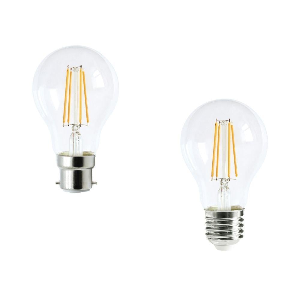 CLA GLOBE-GLS - 8W LED Dimmable GLS A60 Shape Filament Clear Glass Globe - B22/E27-CLA Lighting-Ozlighting.com.au