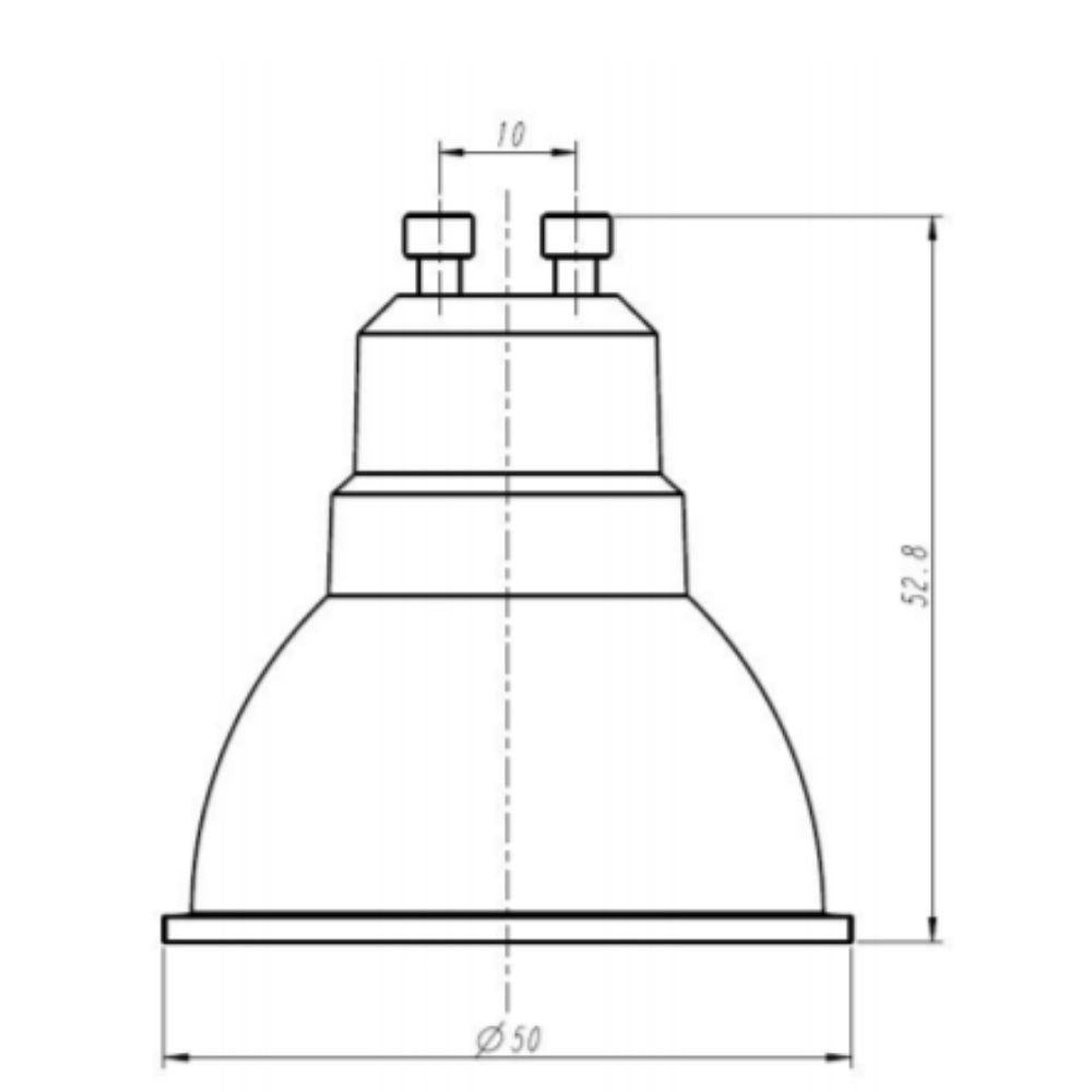 CLA GLOBE-GU10 - 6W LED GU10 Shape PC Globe-CLA Lighting-Ozlighting.com.au