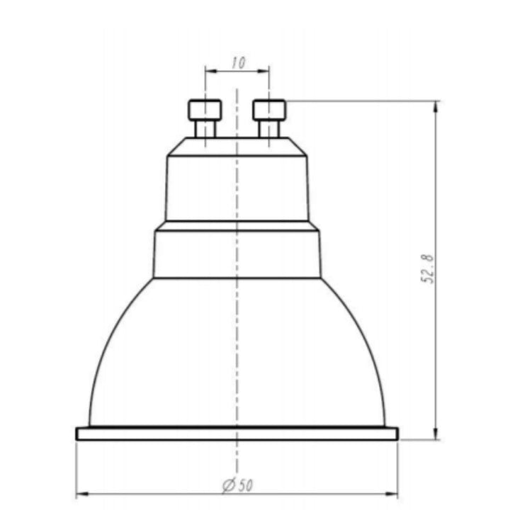 CLA GLOBE-GU10 - 6W LED GU10 Shape PC Globe-CLA Lighting-Ozlighting.com.au