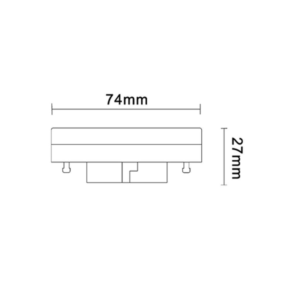 CLA GLOBE-GX53 - 6W LED GX53 Shape Globe IP42-CLA Lighting-Ozlighting.com.au