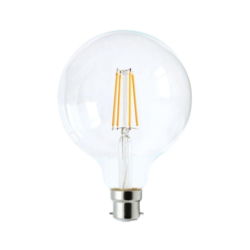 CLA GLOBE-LF - 6W LED Dimmable G95 Spherical Filament Clear Glass Globe - B22/E27-CLA Lighting-Ozlighting.com.au